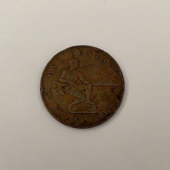 1 Centavo Coin - 1944 - S U.S. Philippines - Reverse Border Alignment Error - Picture 2 of 5